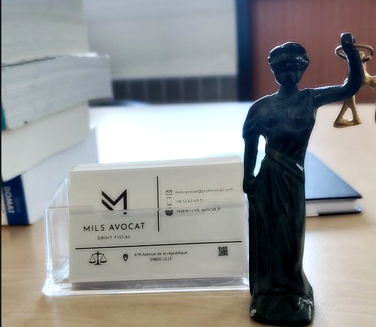 carte de visite Avocat Fiscaliste sur Lille